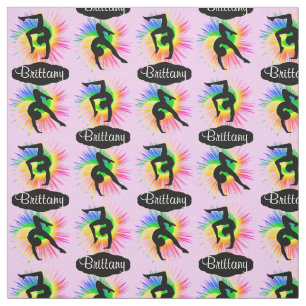 Tela TEJIDOS DE ESTRELLA GIMNÁSTICA PERSONALIZADOS DE b