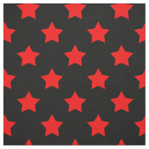 Tejidos de fondo negro de las estrellas rojas