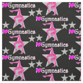 TELA TEJIDOS DE GIMNASTICA ROSA Y NEGRA VIBRANTE