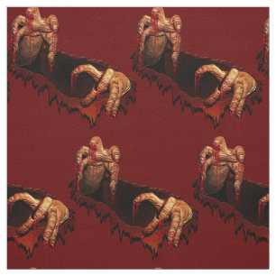 Tela Tejidos de Halloween Personalizado Zombie Hallowee