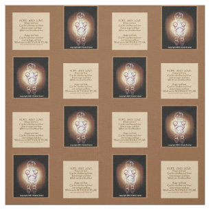 Tela Tejidos de la gente de Hope & Love Bubble