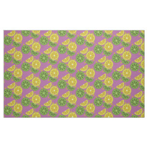 Tela Tejidos de limones y limones, de corte purpura