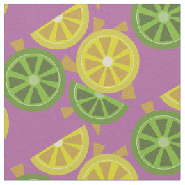 Tela Tejidos de limones y limones, de corte purpura