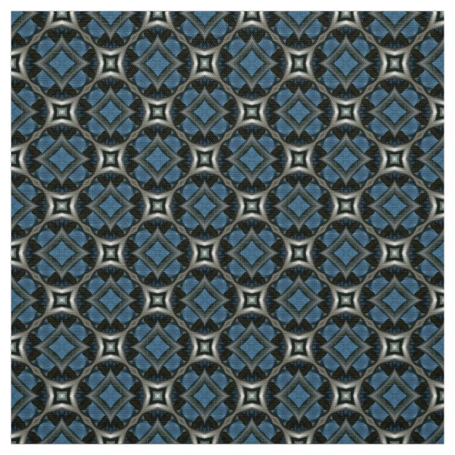Tela Tejidos de mobiliario gris y azul (Retal)