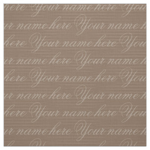 Tela Tejidos de nombres personalizados de Fabric de nom