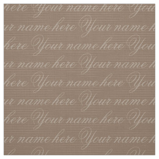 Tela Tejidos de nombres personalizados de Fabric de nom