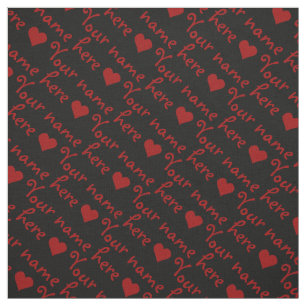 Tela Tejidos de nombres personalizados de Fabric de nom