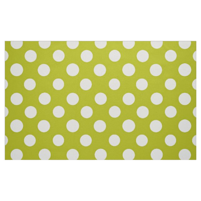 Tela Tejidos de punción de polka/aceitunas ("Cuarto gordo" (fat quarter))