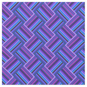 Tela Tejidos de rayas azules y violetas