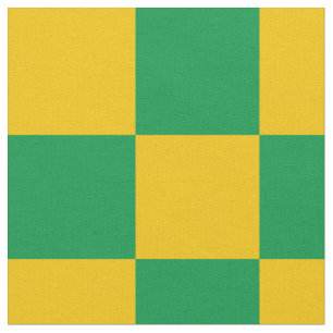 Tela Tejidos de tablero verde y amarillo