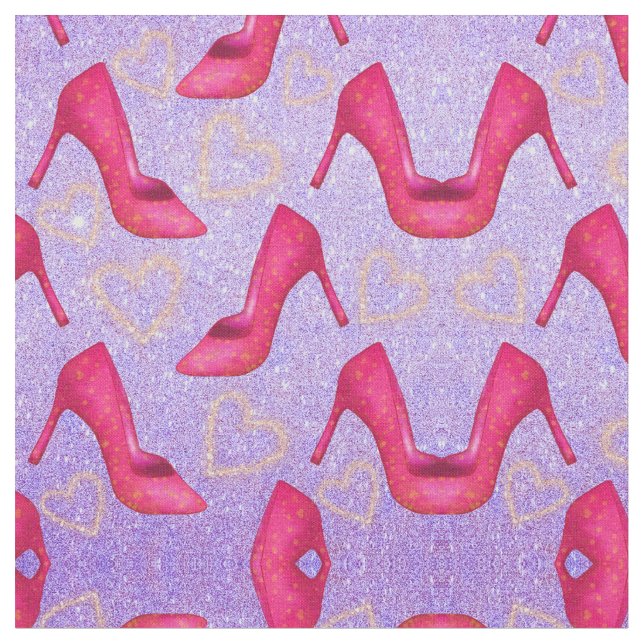 TELA TEJIDOS DE TACONES (De cerca)