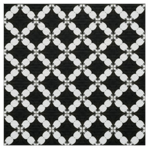 Tela Tejidos de tapicería en blanco y negro Glitch2