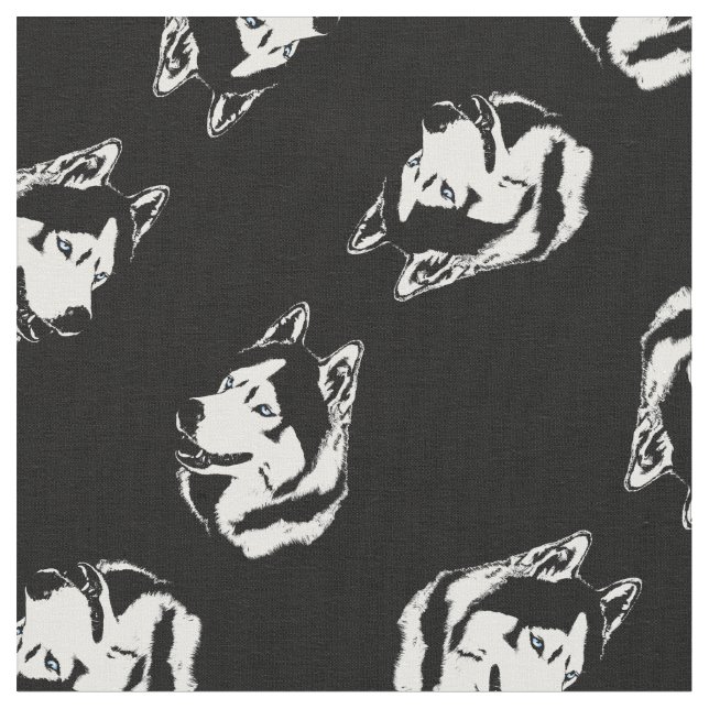 Tela Tejidos Husky Fabric Husky Malamute Textiles Perro (De cerca)
