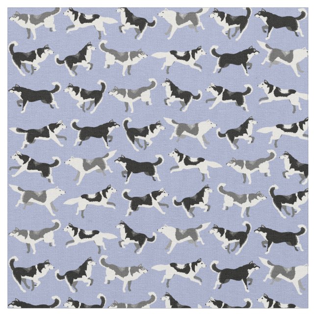 Tela Tejidos Husky Fabric Siberian Husky Tejidos De Per (De cerca)