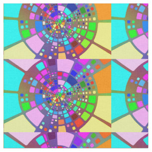 Tela Tejidos psicodélicos.