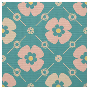 Tela Tejidos retro de estilo 60 años 70