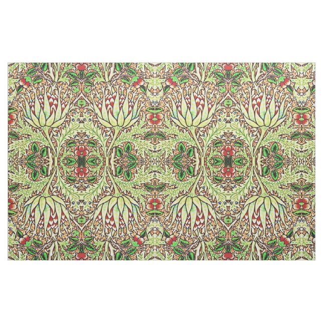 Tela Tela-Floral-Guillermo Morris 9 ("Cuarto gordo" (fat quarter))