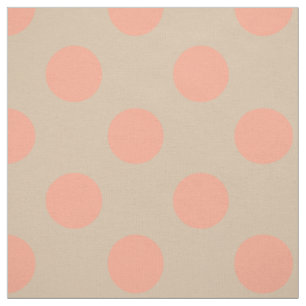 Tela Tela: Lunares beige y rosados