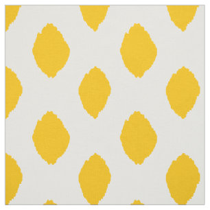 Tela Tela: Modelo de Ikat en amarillo