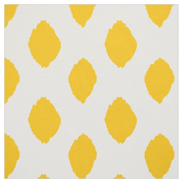 Tela Tela: Modelo de Ikat en amarillo (Retal)