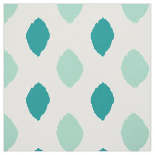Tela Tela: Modelo de Ikat en trullo y azul
