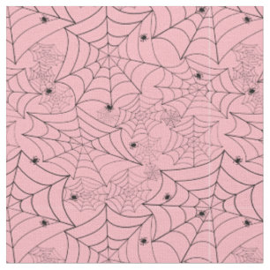Tela telaraña de halloween telaraña rosa pastel