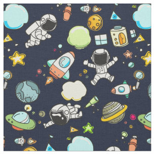 Tela Tema del espacio ultraterrestre en Guay - Astronau