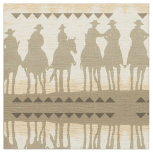 Tela Tema del oeste salvaje del caballo de los vaqueros