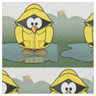 Tela Tembloroso Día de Lluvia: Pingüino Thunder_Cove