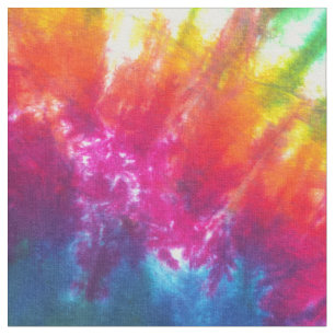 Tela Teñido anudado del caleidoscopio del arco iris