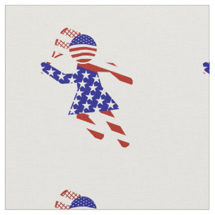 Tela TENIS FEMENINO Patriótico DE EEUU