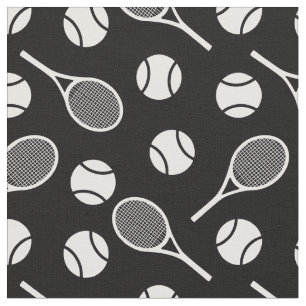 Tela Tenis: raquetas blancas - personalizable!