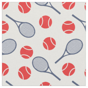 Tela Tenis: rojo y marina - personalizable!