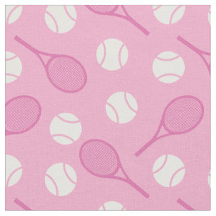 Tela Tenis: rosa y blanco - personalizable!