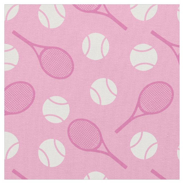 Tela Tenis: rosa y blanco - personalizable! (De cerca)