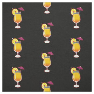 Tela Tequila Sunrise Coctail Pattern