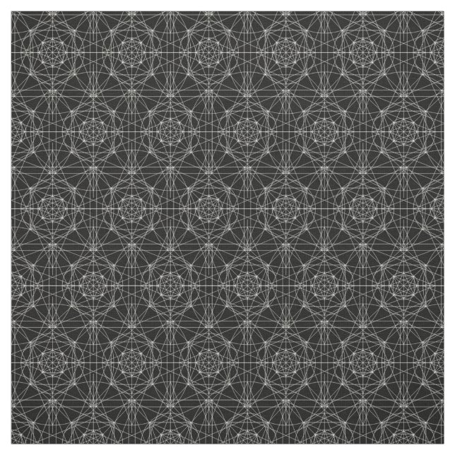Tela Tercera geometría sagrada dimensional (Retal)