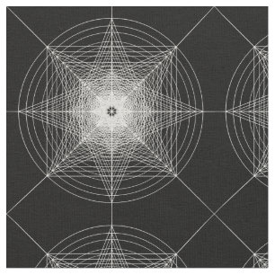 Tela Tercera geometría sagrada dimensional