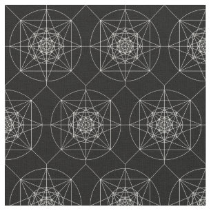 Tela Tercera geometría sagrada dimensional