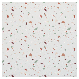 Tela Terracota Terrazzo con Siena y Mint Green