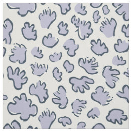 Tela Terrazo Orgánico Denso | Periwinkle Pálido Abstrac