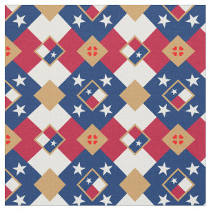 Tela Texas Flag & Texas Trendy Fabric/ashid USA