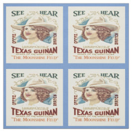 Tela Texas Guinan Cowgirl Singer tejido occidental
