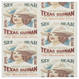 Tela Texas Guinan Cowgirl Singer tejido occidental