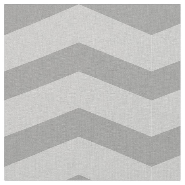 Tela textil de patrón zag de chevron zig gris (De cerca)