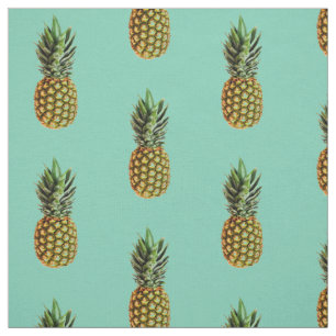 Tela textil DIY de impresión de piña