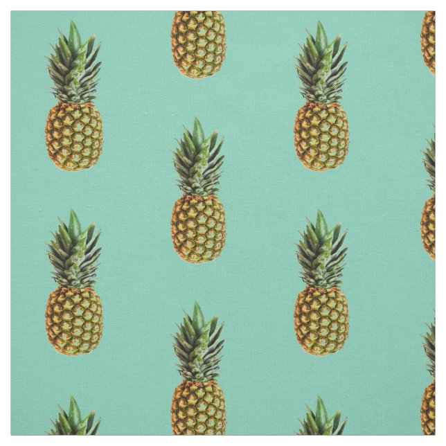 Tela textil DIY de impresión de piña (Retal)