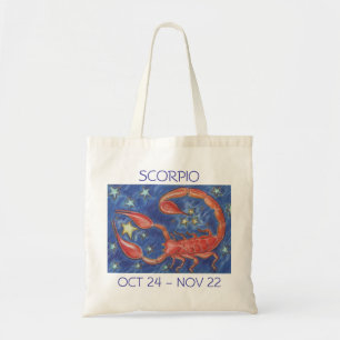 Tela Texto del bolso de zodiac Scorpio