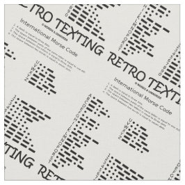 Tela Texto retro Código Morse Internacional Humor Geek