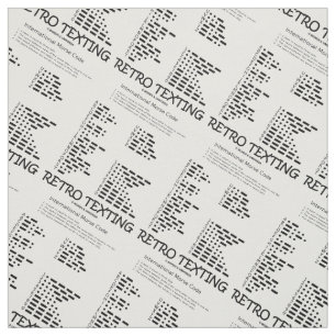 Tela Texto retro Código Morse Internacional Humor Geek